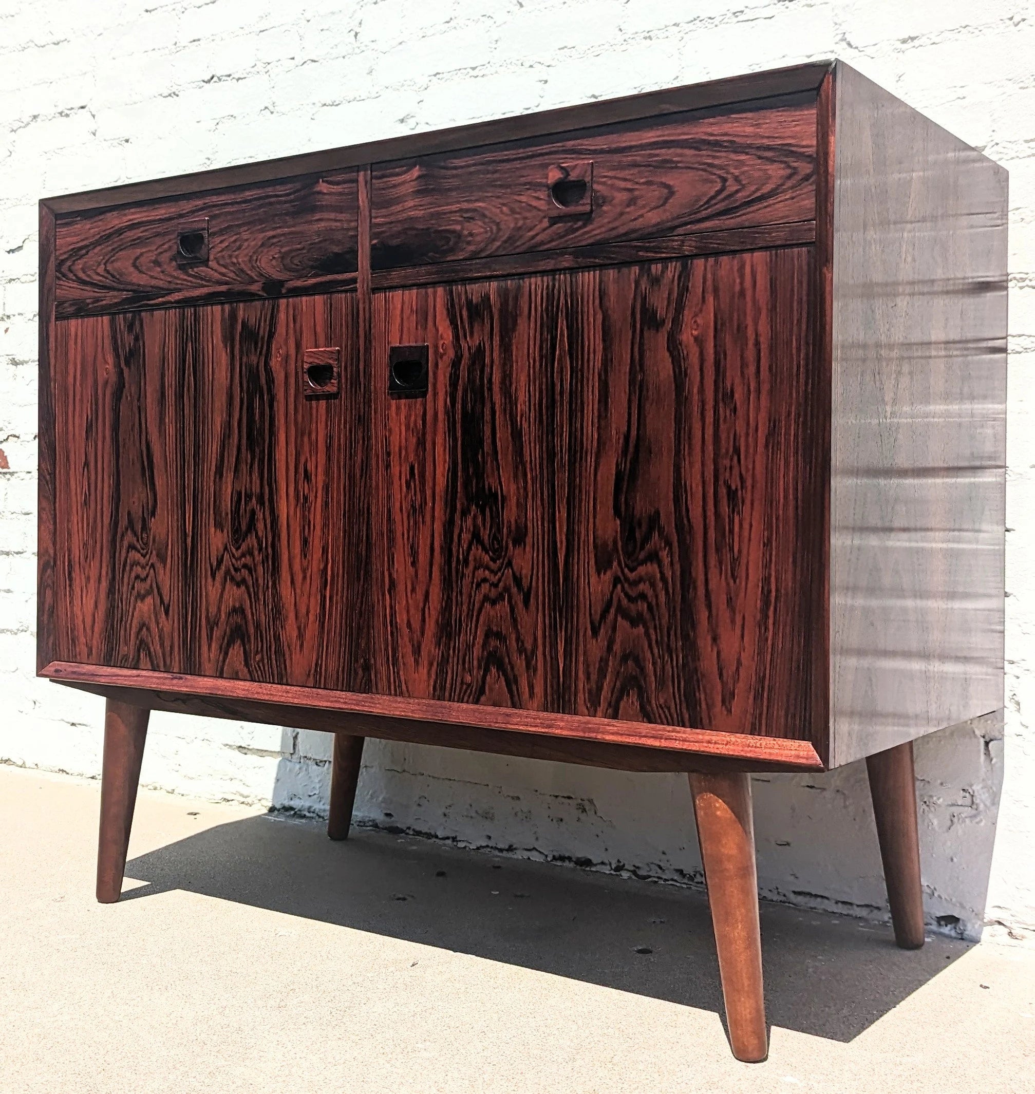 Mid Century Danish Modern Rosewood Cabinet