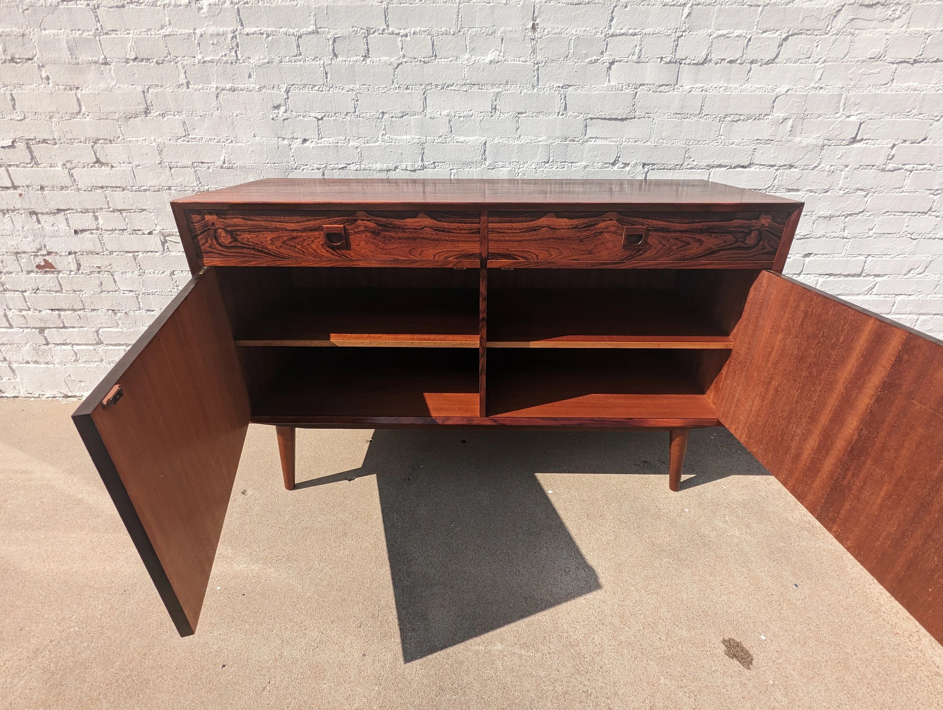 Mid Century Danish Modern Rosewood Cabinet