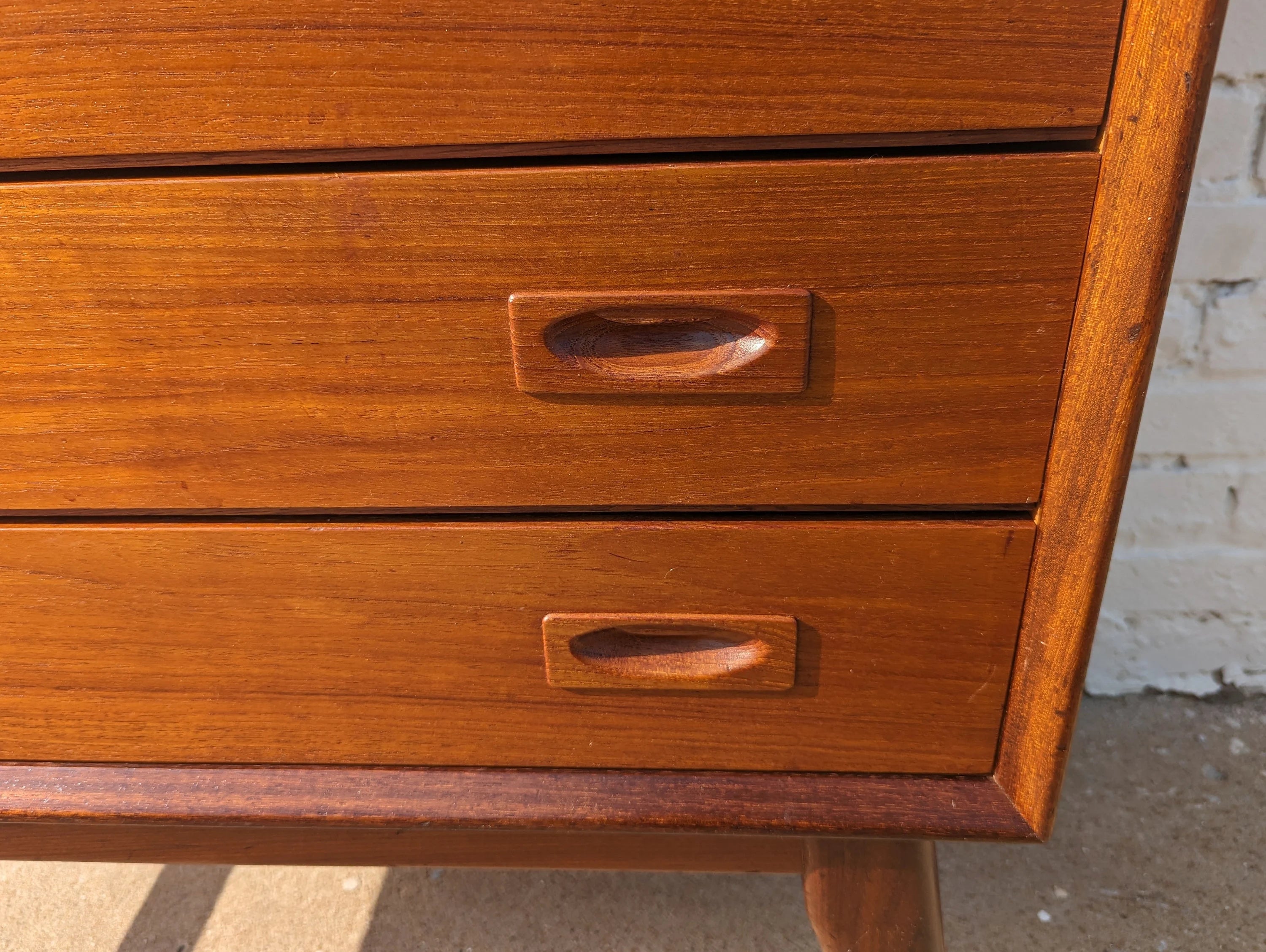Mid Century Danish Modern Teak Dresser
