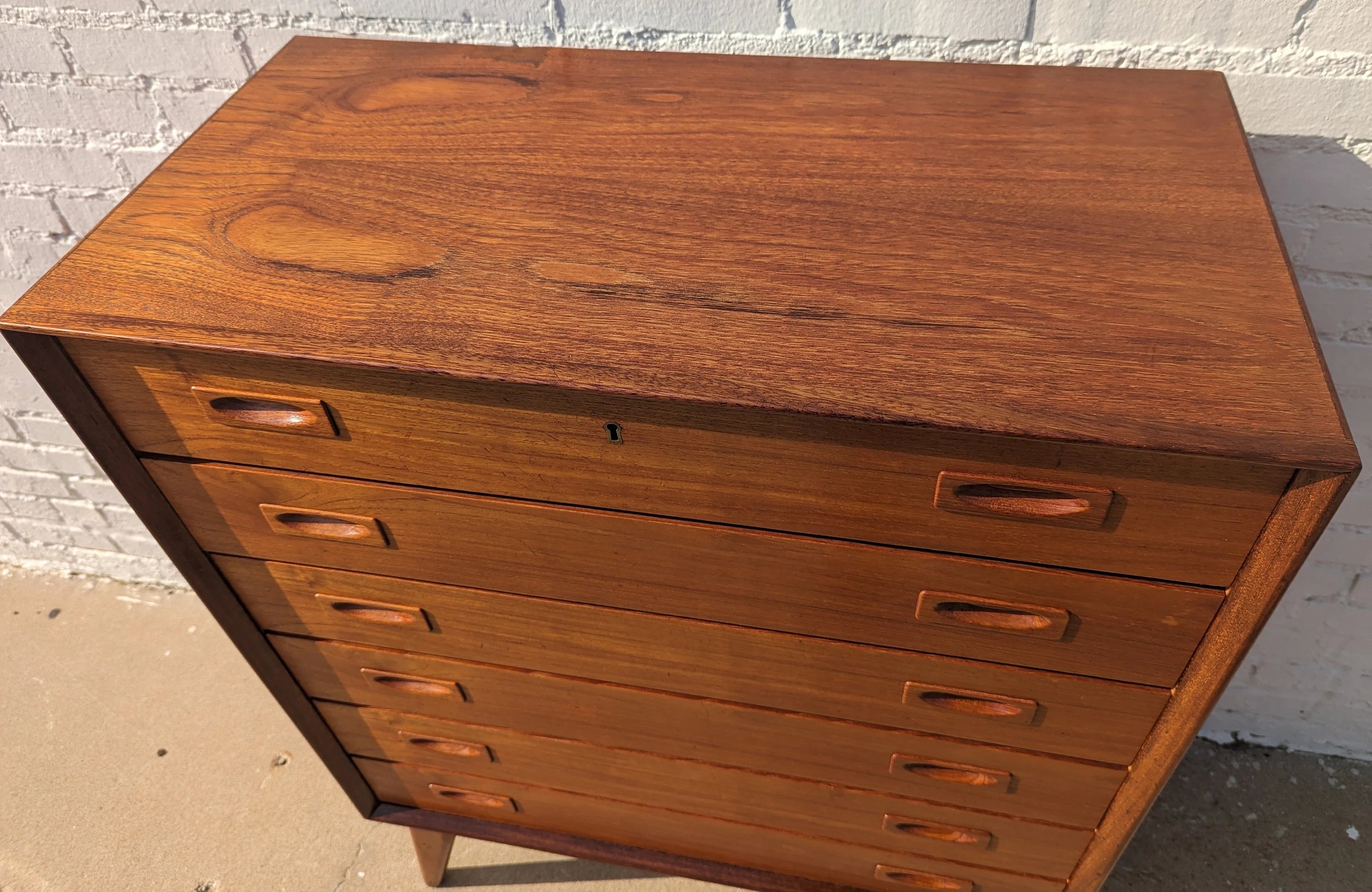 Mid Century Danish Modern Teak Dresser