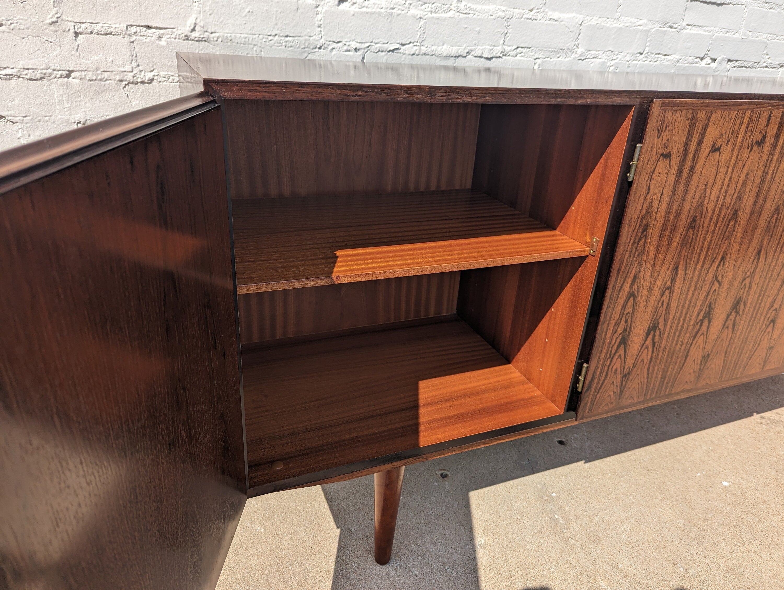 French Modern Lacquered Inlay Sideboard