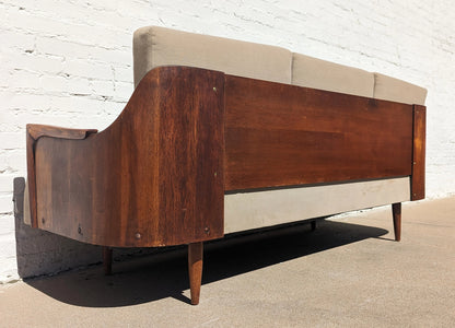 Mid Century Modern Danish Inspired Bentwood Sofa