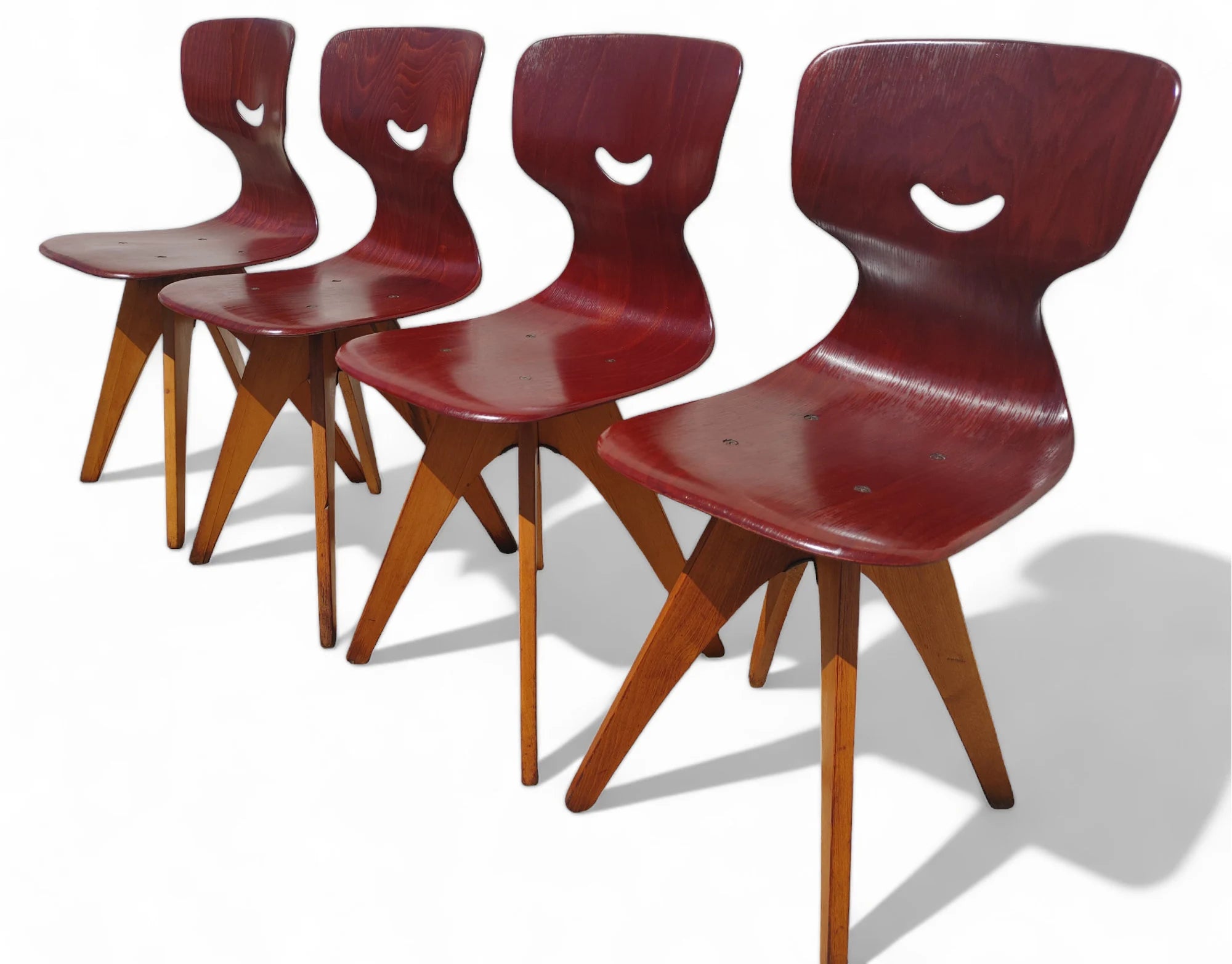 Mid Century Modern German Bentwood Chairs