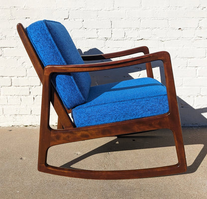 Mid Century Danish Modern Ole Wanscher Rocker for France and Sons