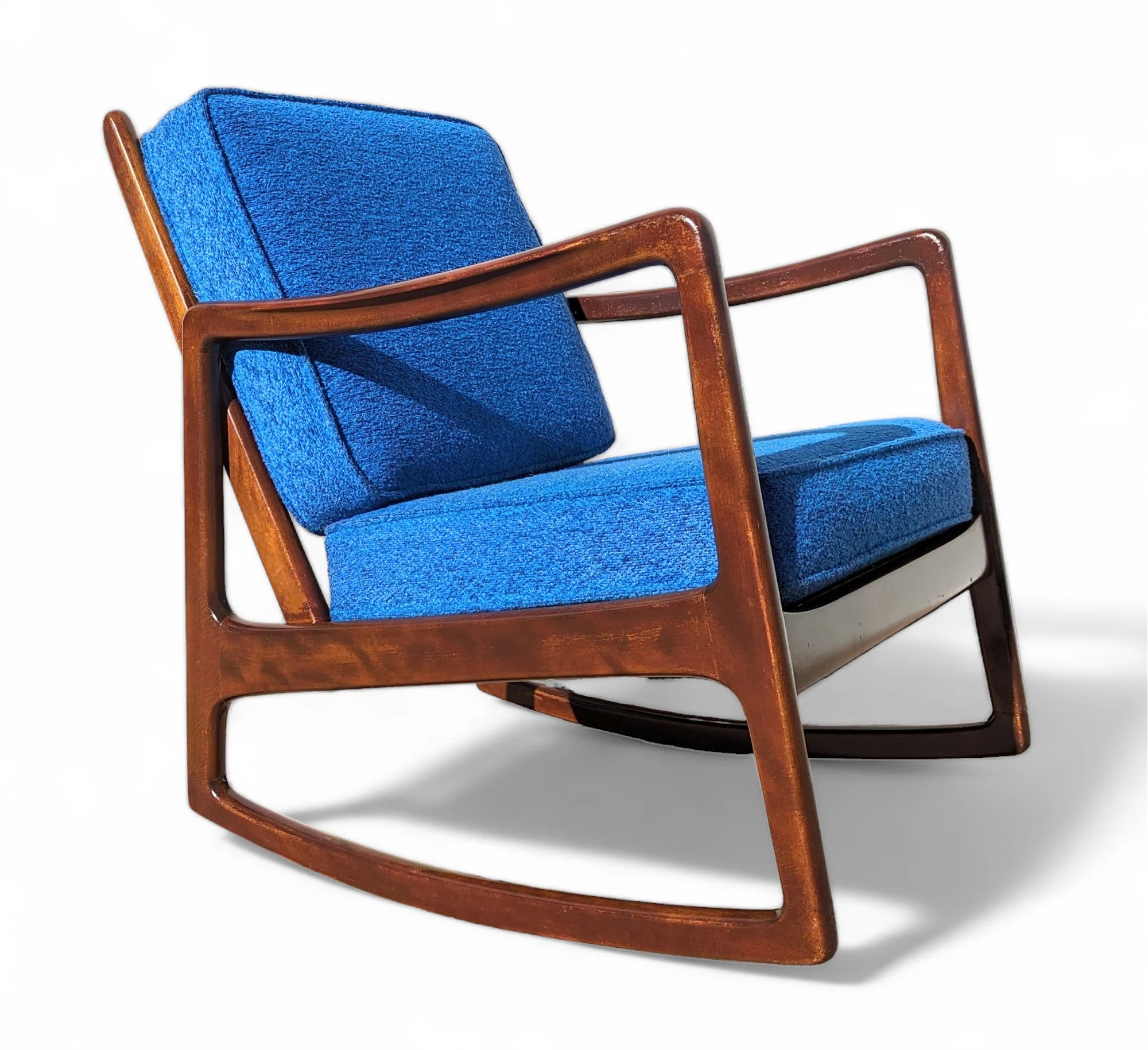 Mid Century Danish Modern Ole Wanscher Rocker for France and Sons