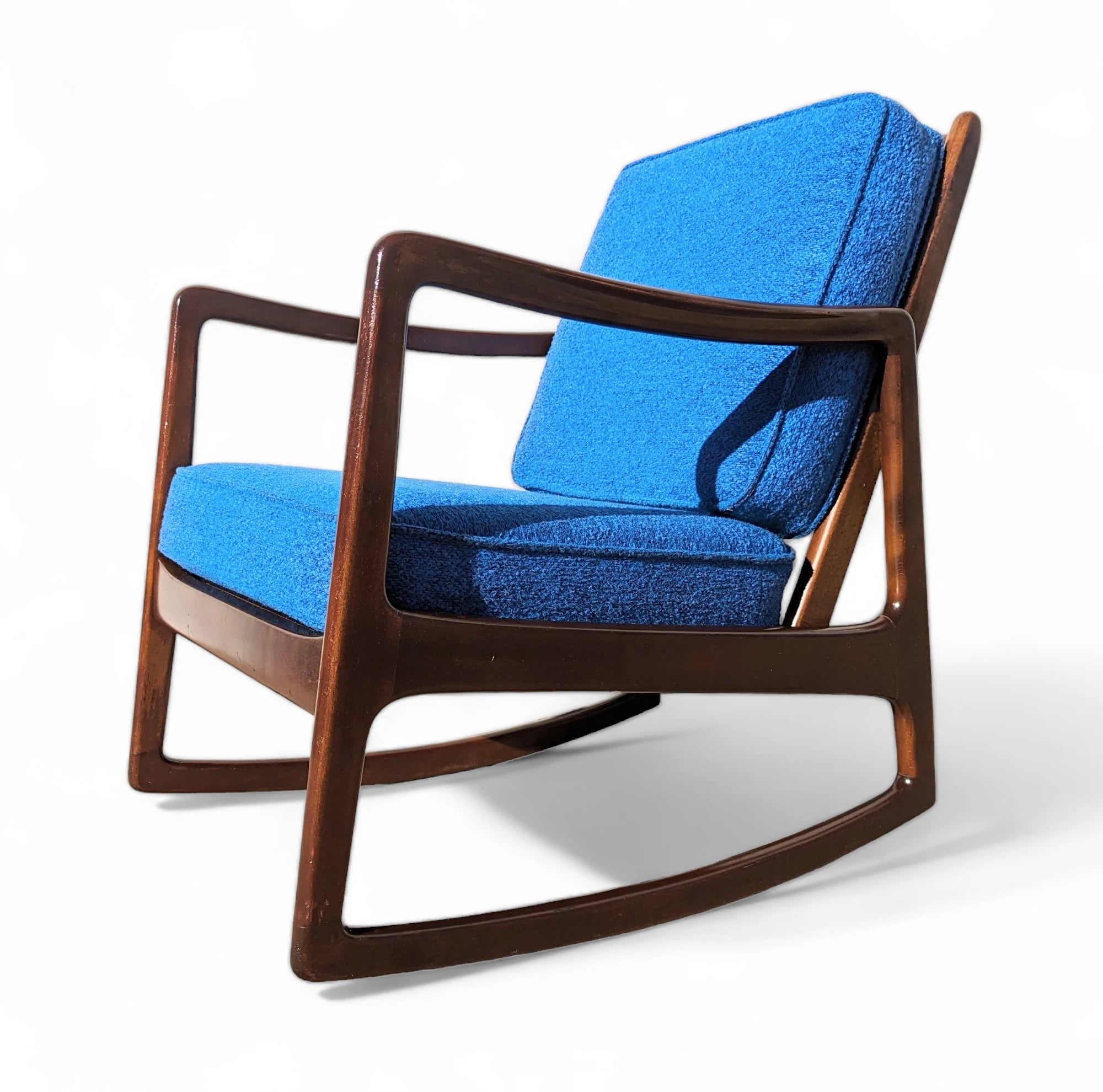 Mid Century Danish Modern Ole Wanscher Rocker for France and Sons