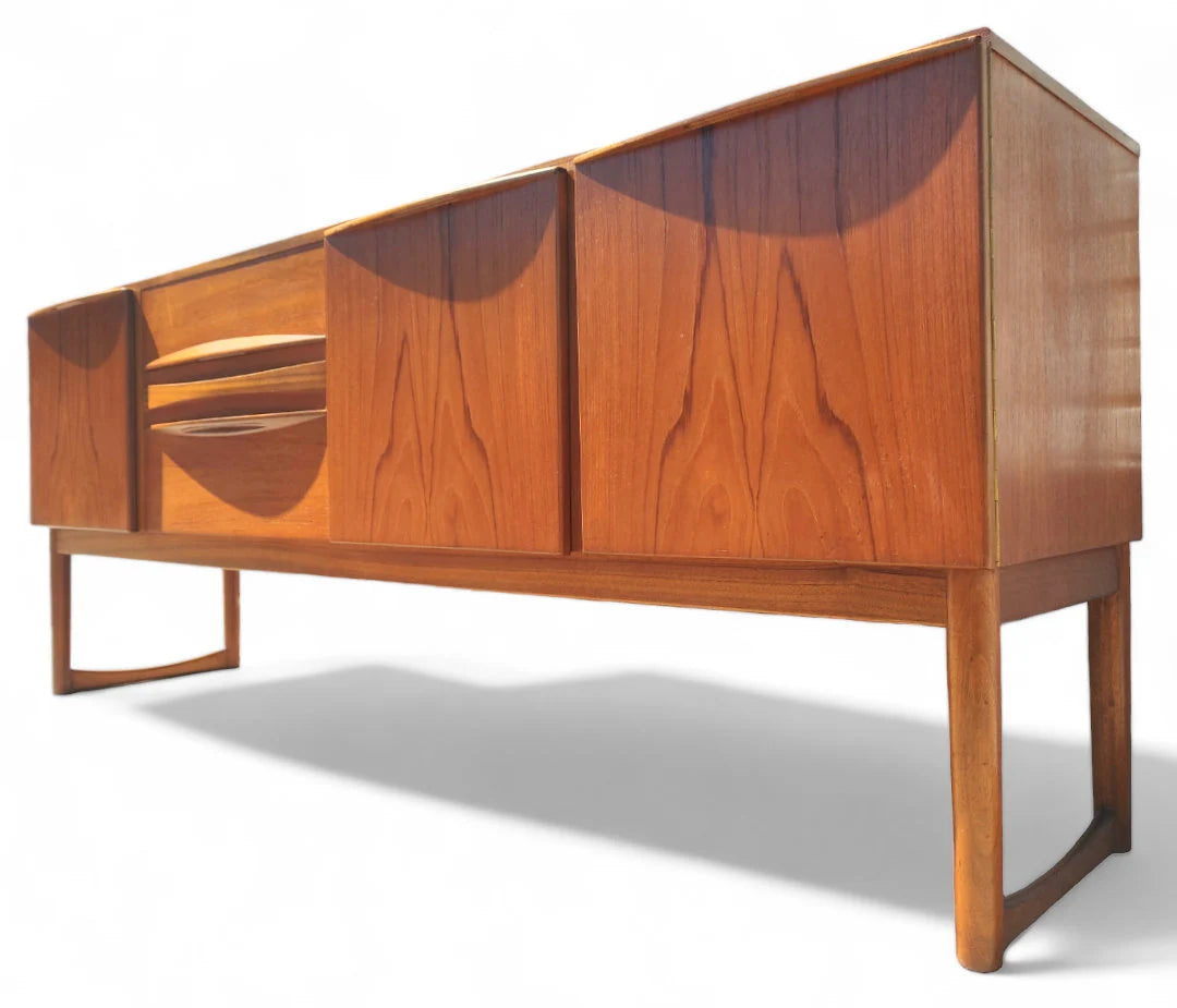 Mid Century Modern Teak Credenza by McIntosh