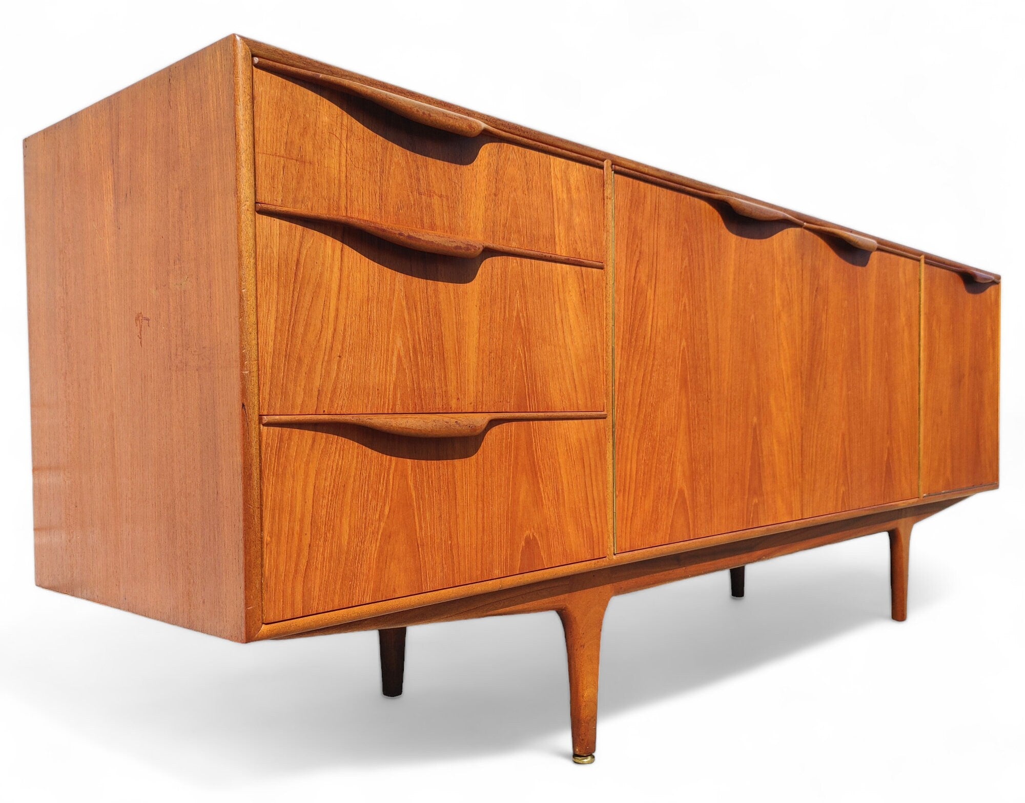 Mid Century English Modern Teak Credenza by McIntosh