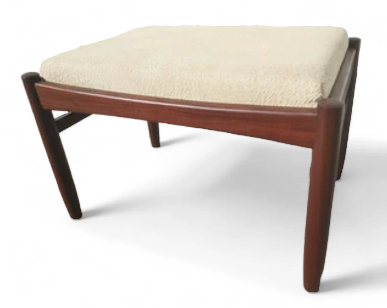 Mid Century English Modern Teak Stool