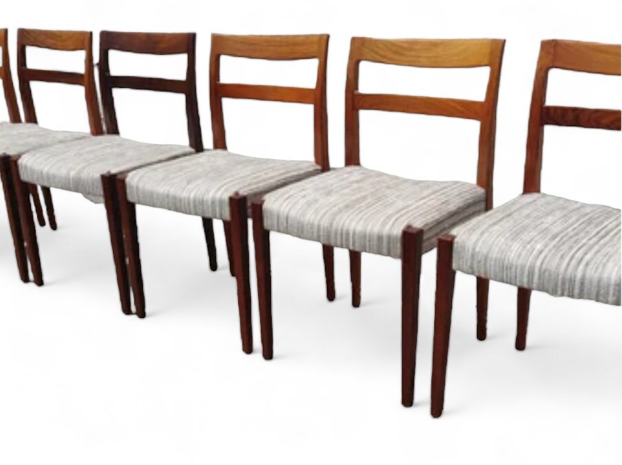 Mid Century Modern Teak Dining Chairs
