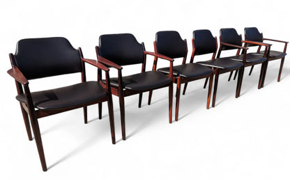 Mid Century Modern Arne Vodder Dining Table and Chairs