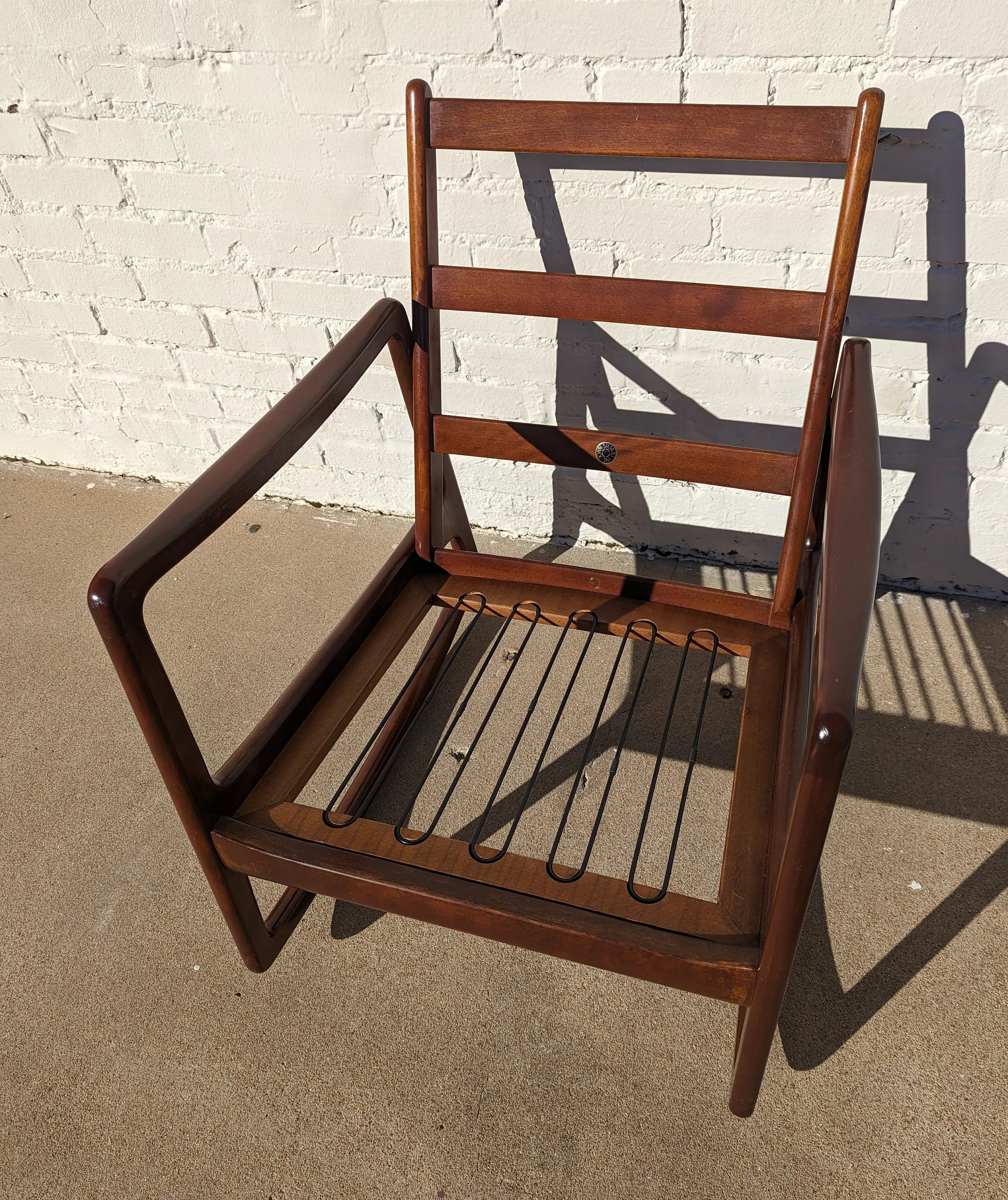 Mid Century Danish Modern Ole Wanscher Rocker for France and Sons