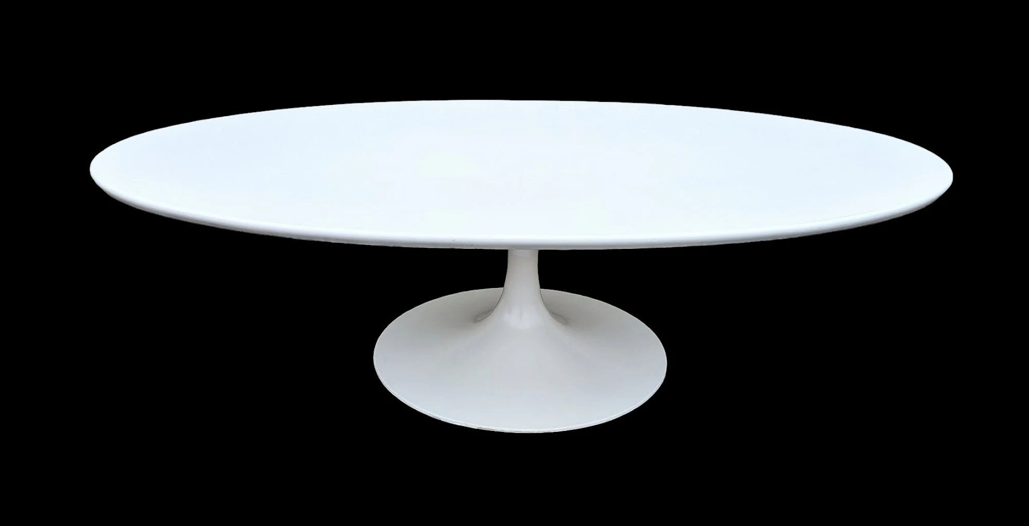 Mid Century Modern Burke Oval Coffee Table