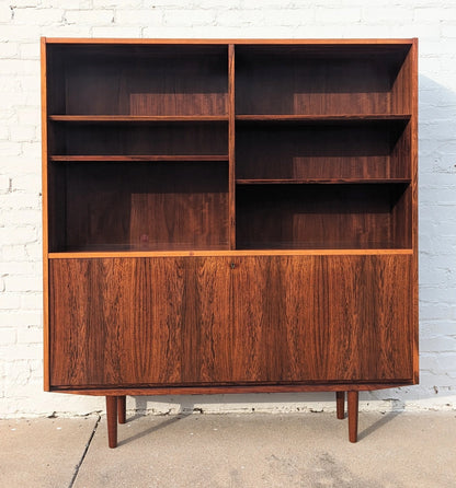 Mid Century Danish Modern Poul Hundevad Rosewood Bookcase