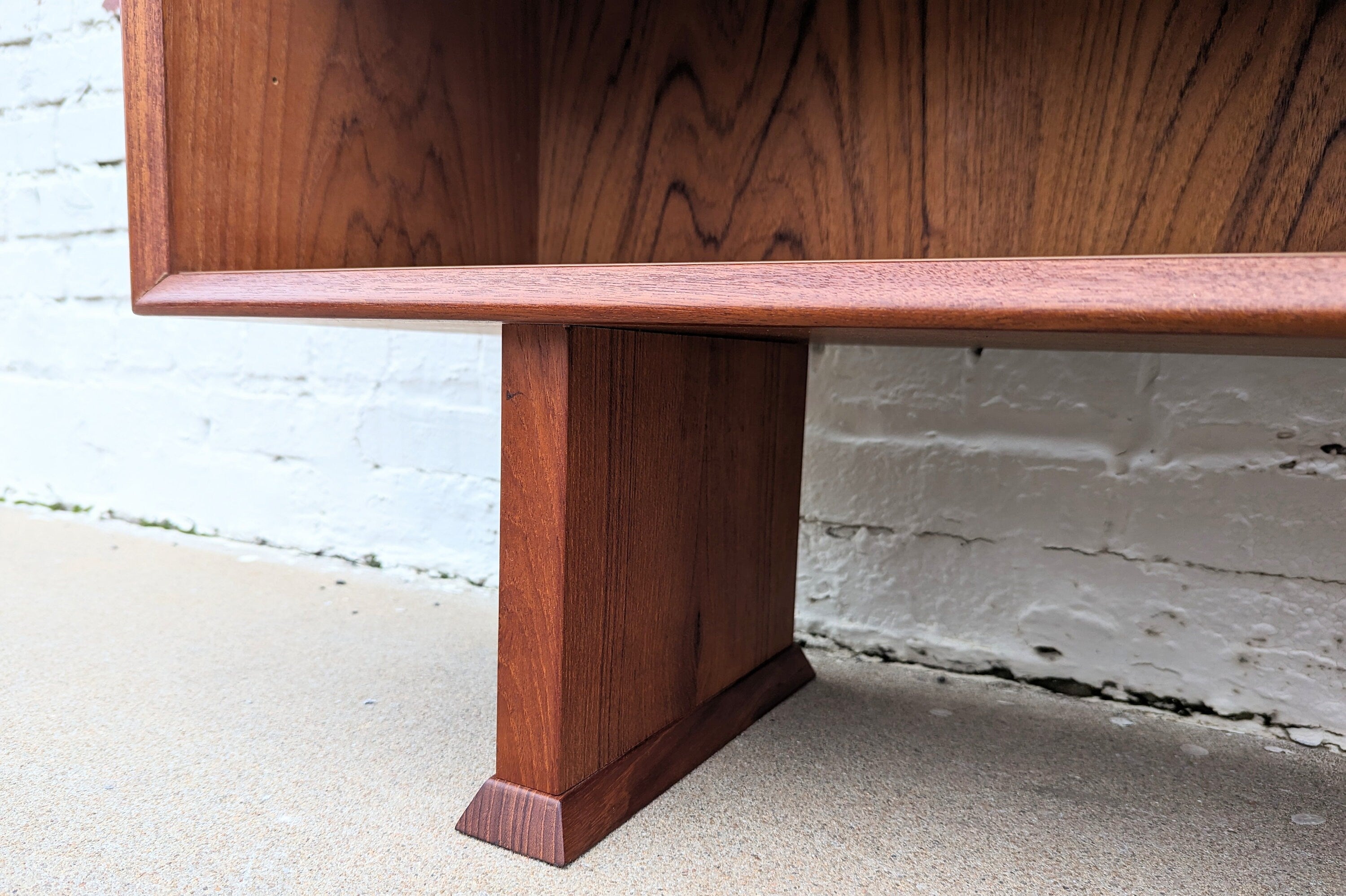 Mid Century Danish Modern Teak Bookcase