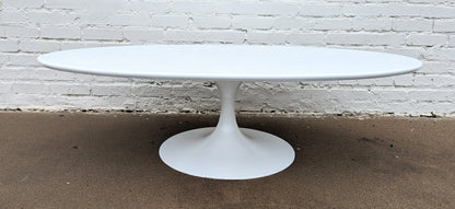 Mid Century Modern Burke Oval Coffee Table