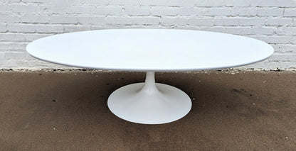 Mid Century Modern Burke Oval Coffee Table