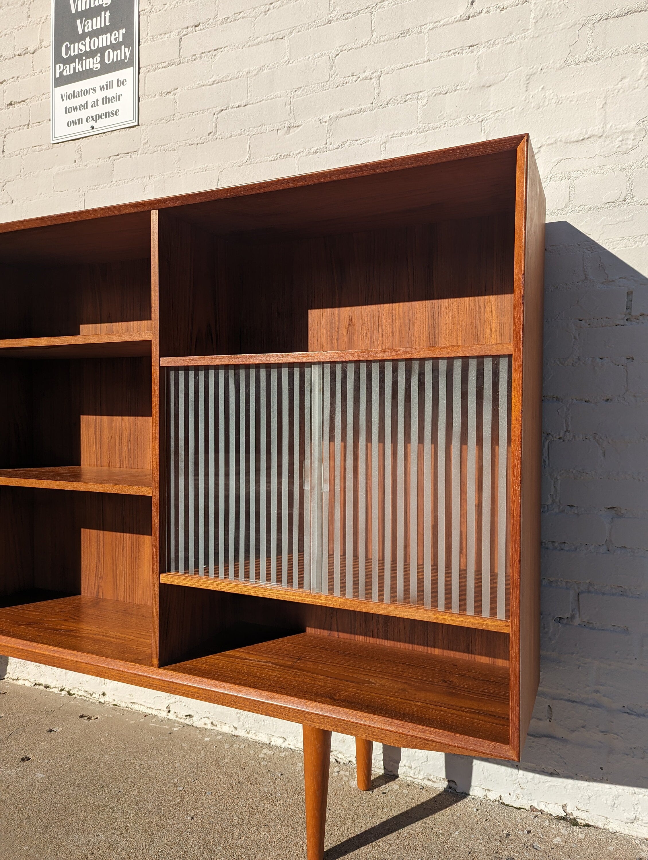 Mid Century Danish Modern Teak Bookcase