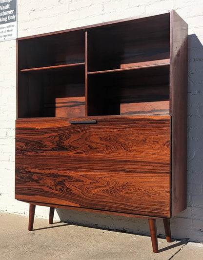 Mid Century Danish Modern Kofod Larsen Rosewood Bookcase