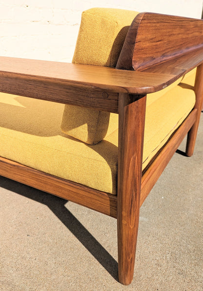 Mid Century Danish Modern Solid Teak Sofa