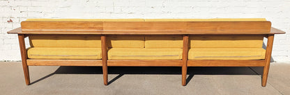 Mid Century Danish Modern Solid Teak Sofa