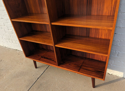 Mid Century Danish Modern Rosewood Bookcase