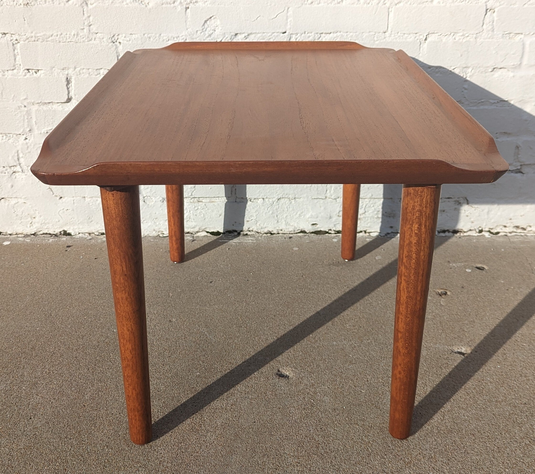 Mid Century Danish Modern Side Table by Poul Jensen