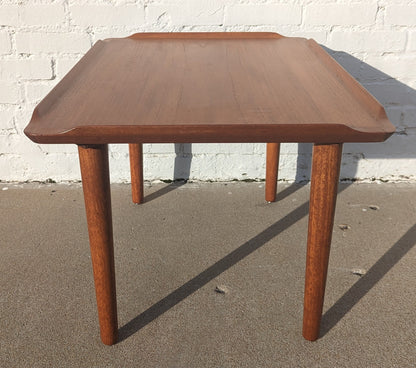 Mid Century Danish Modern Side Table by Poul Jensen