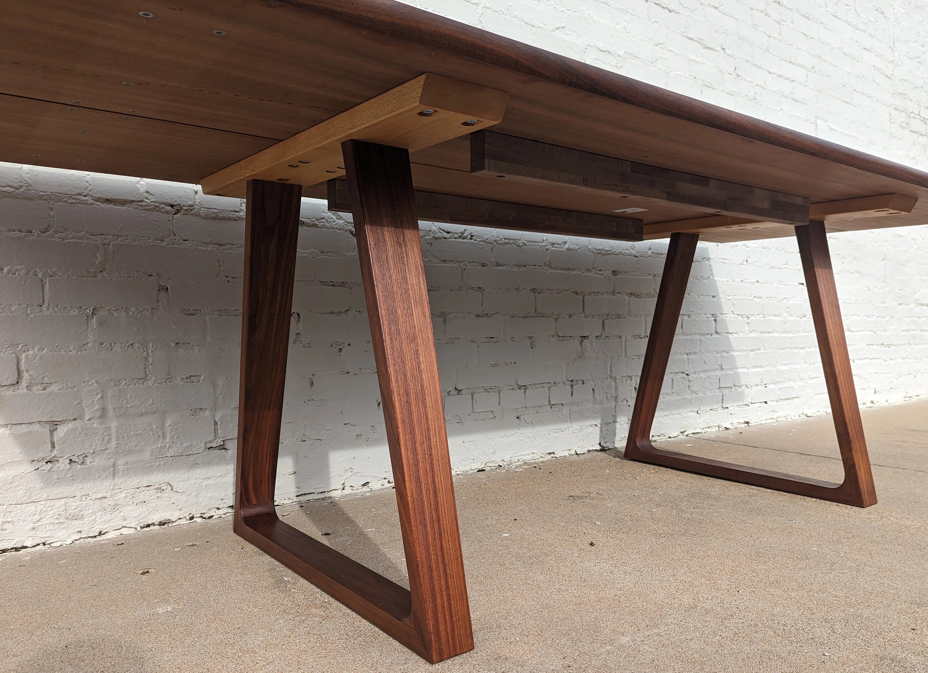 Mid Century Modern Skovby Plank Dining Table