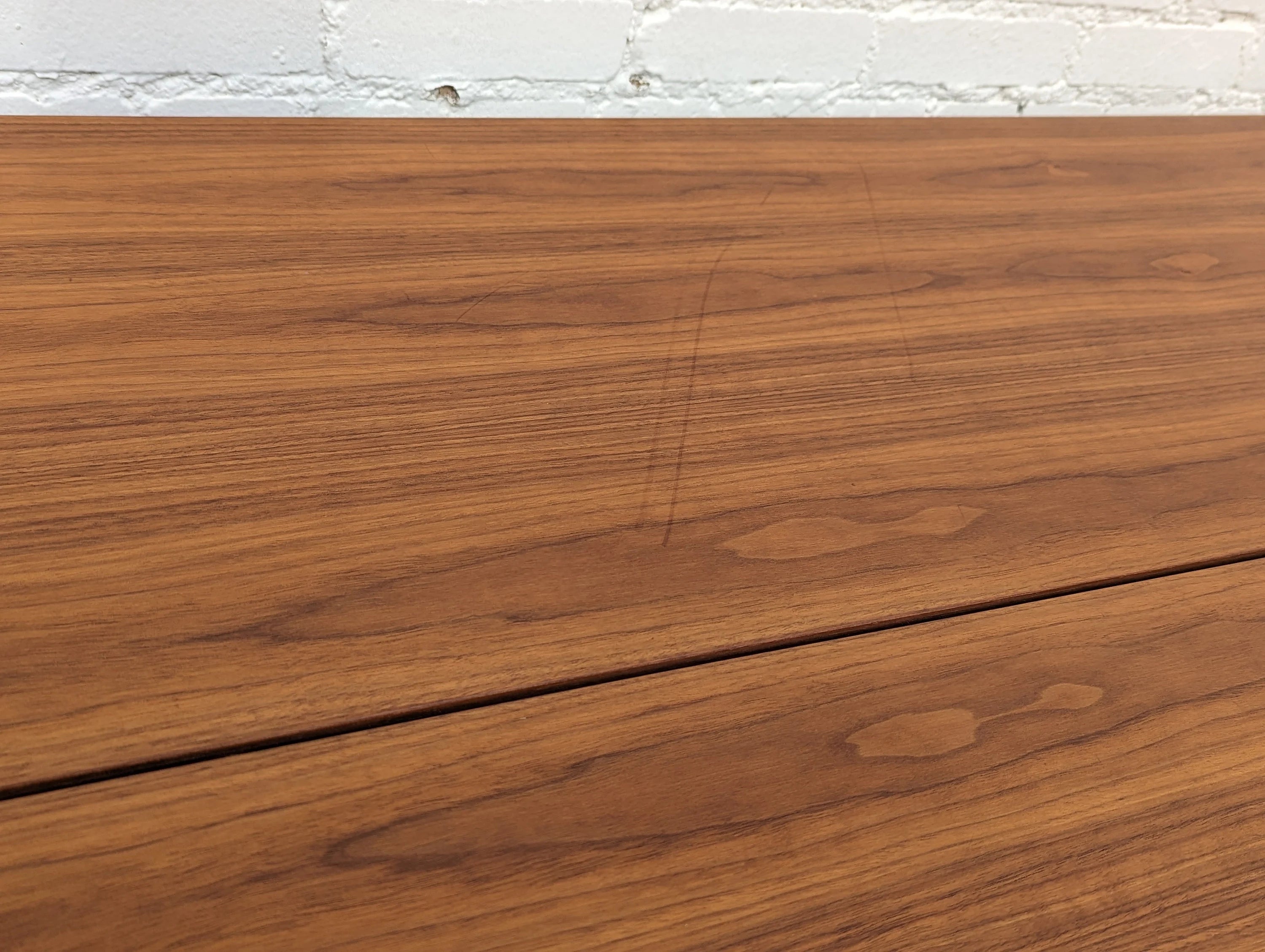 Mid Century Modern Skovby Plank Dining Table