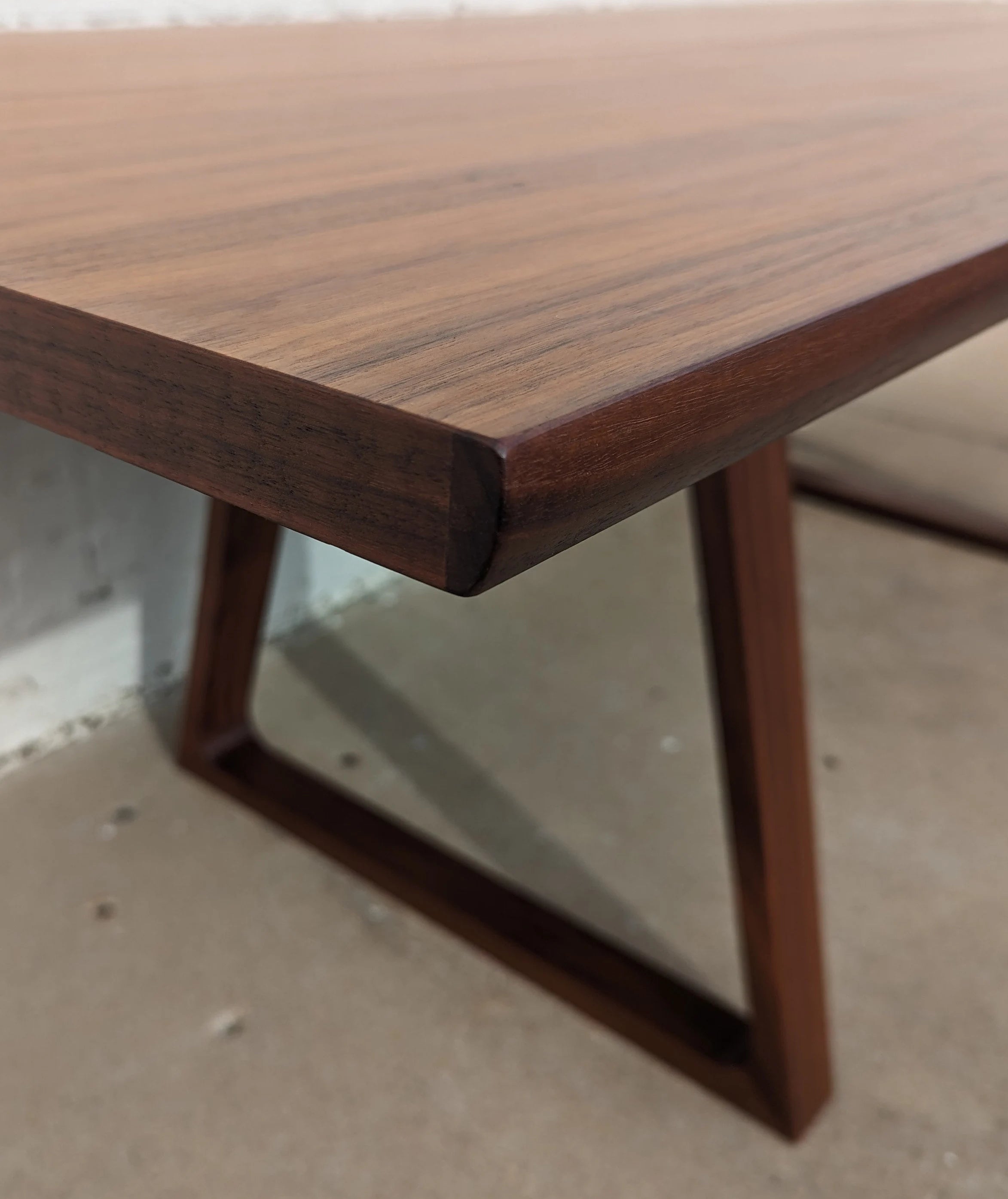 Mid Century Modern Skovby Plank Dining Table
