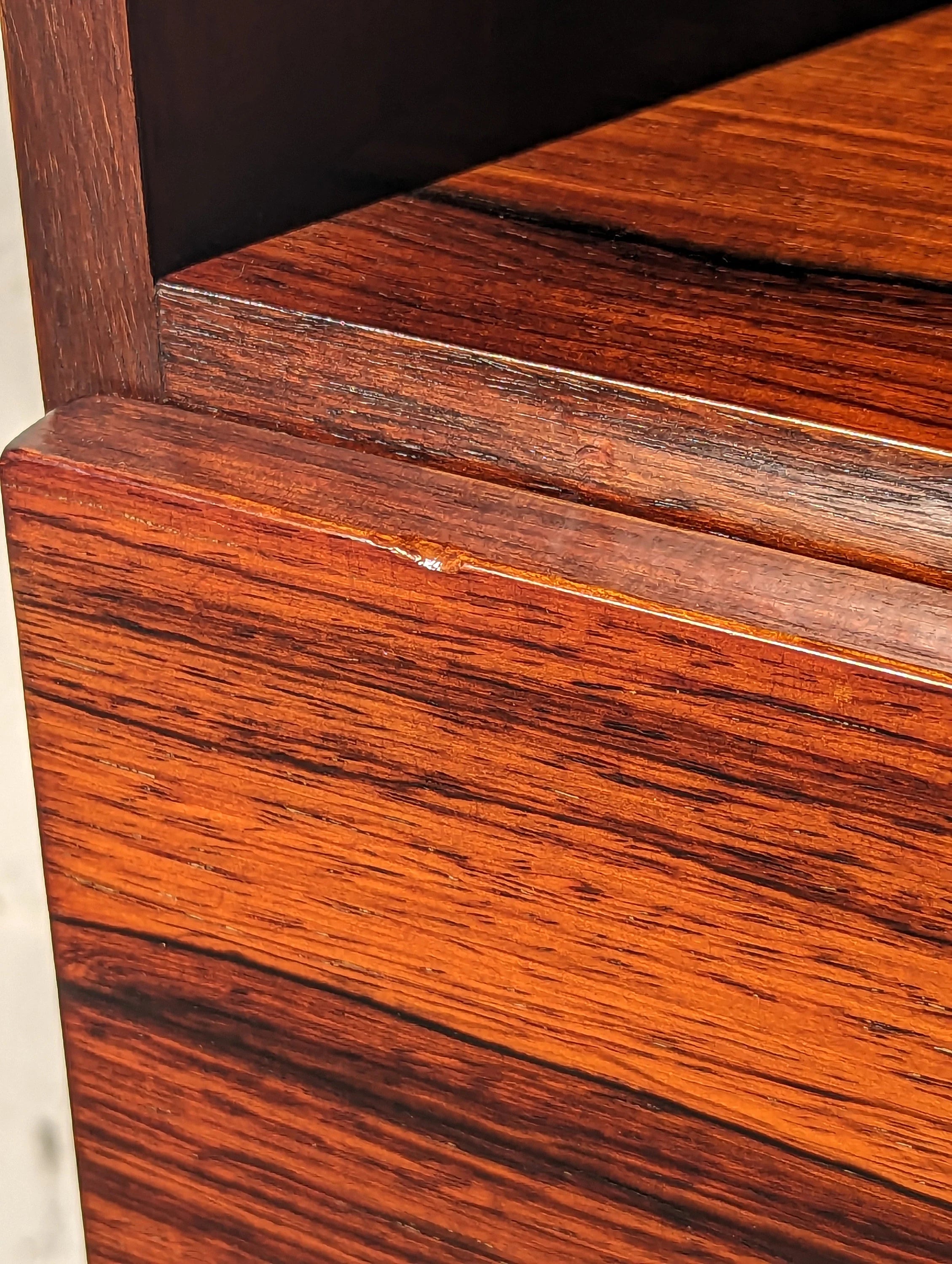 Mid Century Danish Modern Kofod Larsen Rosewood Bookcase