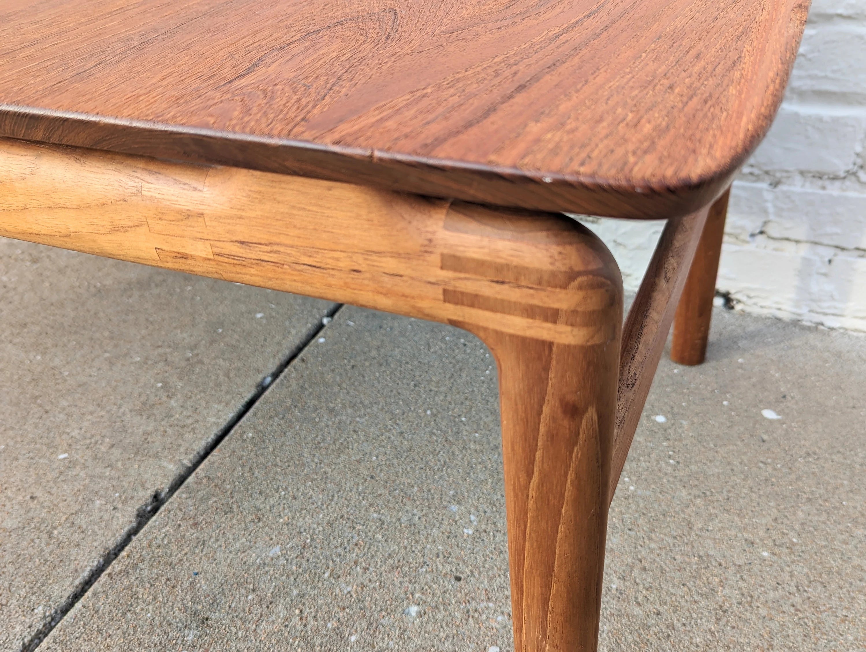 Mid Century Danish Modern Hvidt & Molgaard Teak Coffee Table
