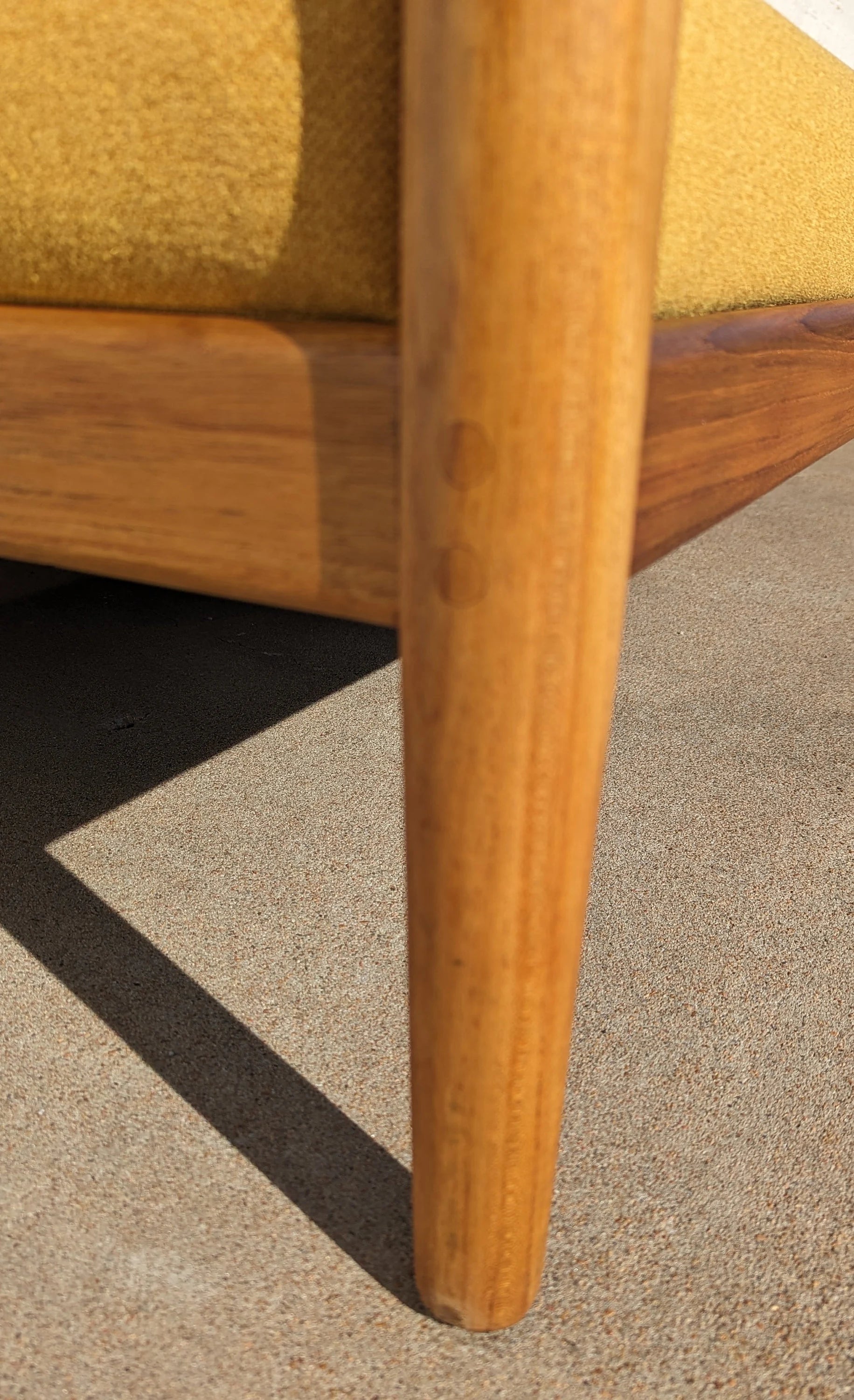 Mid Century Danish Modern Solid Teak Sofa