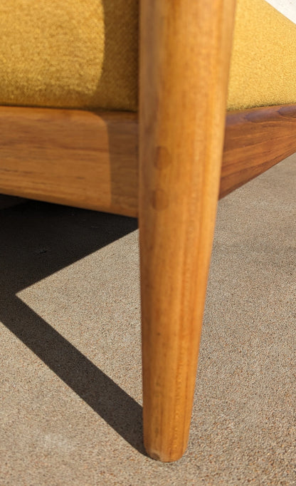 Mid Century Danish Modern Solid Teak Sofa