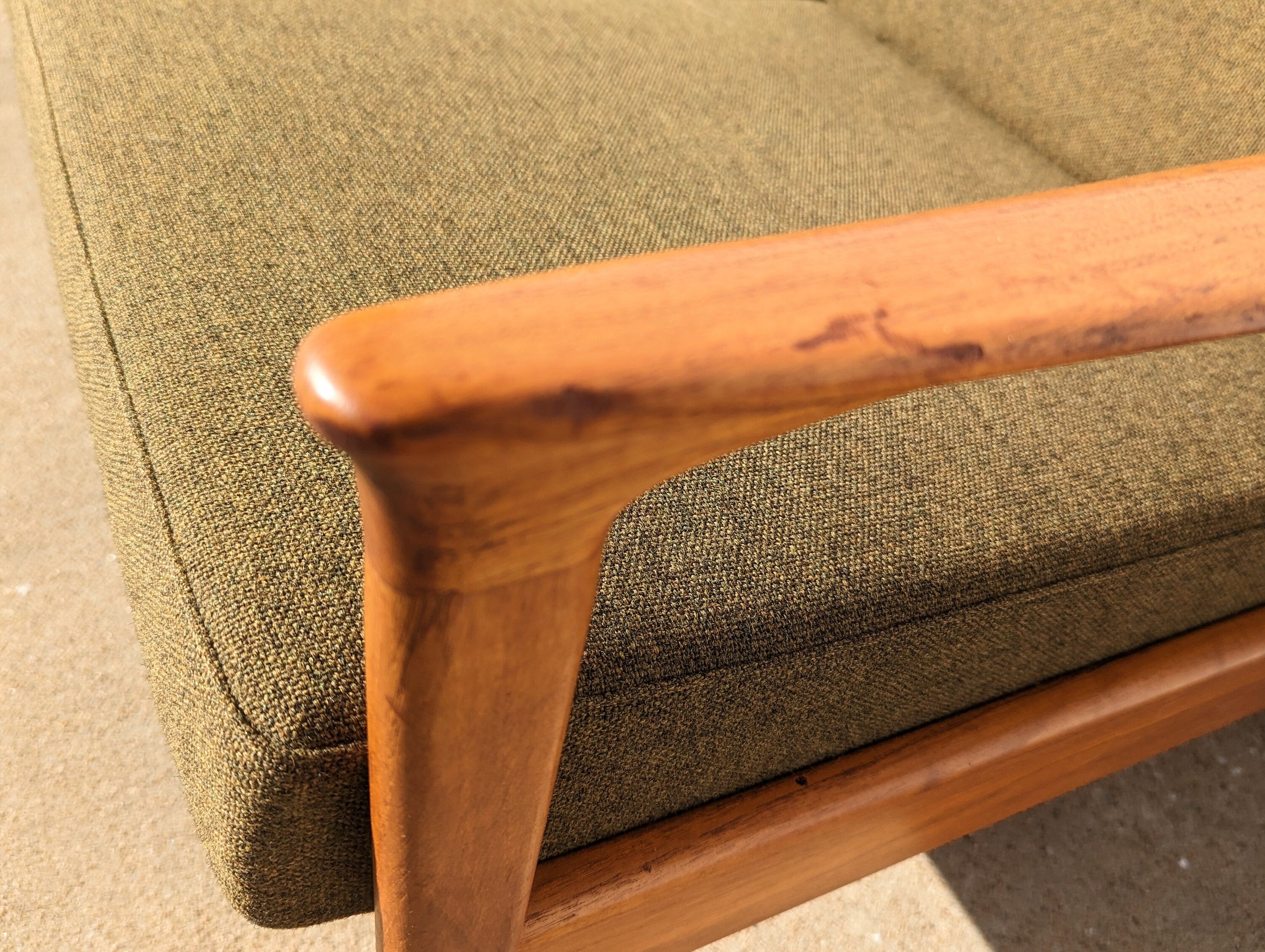 Mid Century Danish Modern Folke Ohlsson Sofa for Bodafors