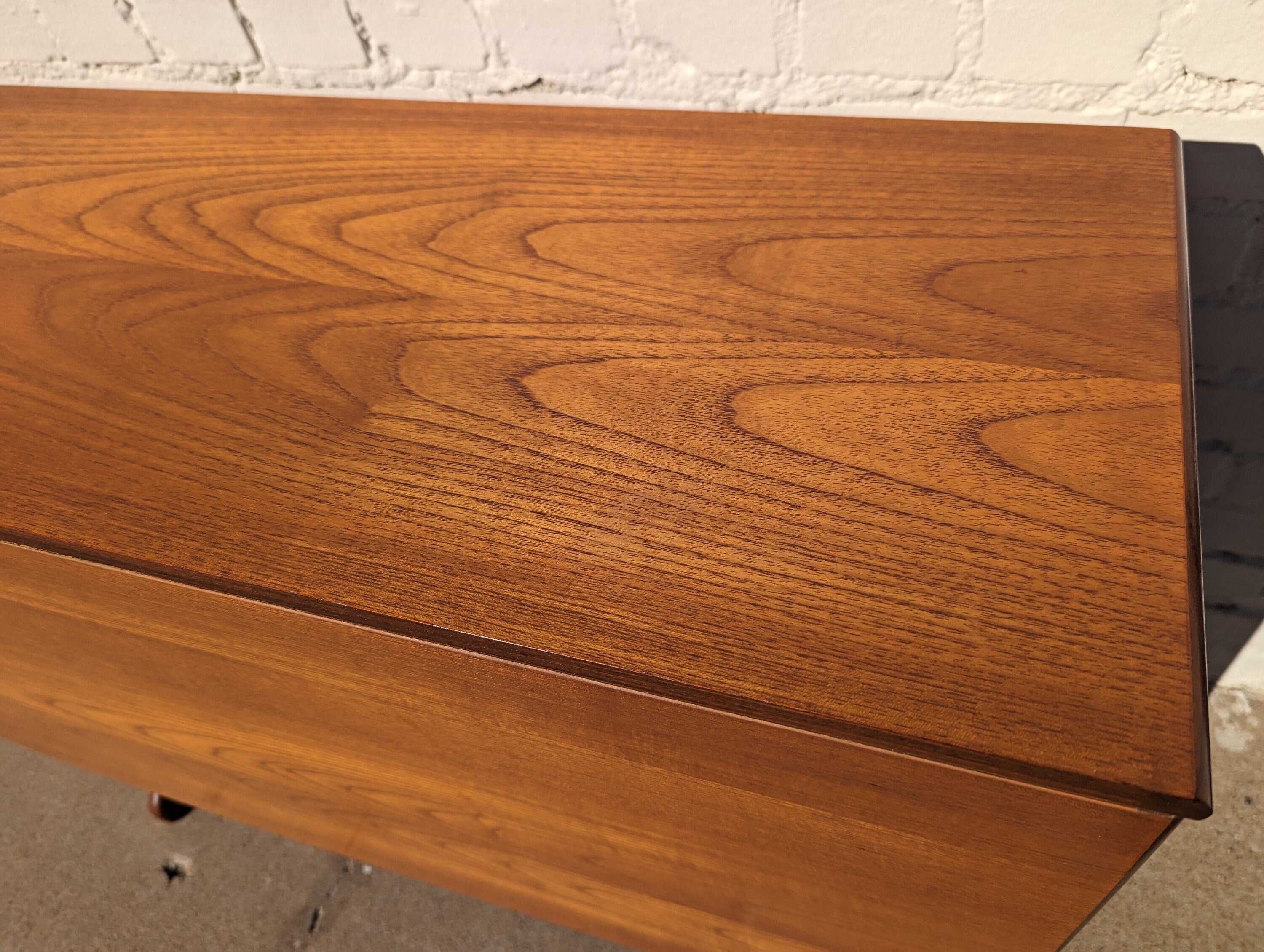 Mid Century English Modern G Plan Drop Leaf Dining Table