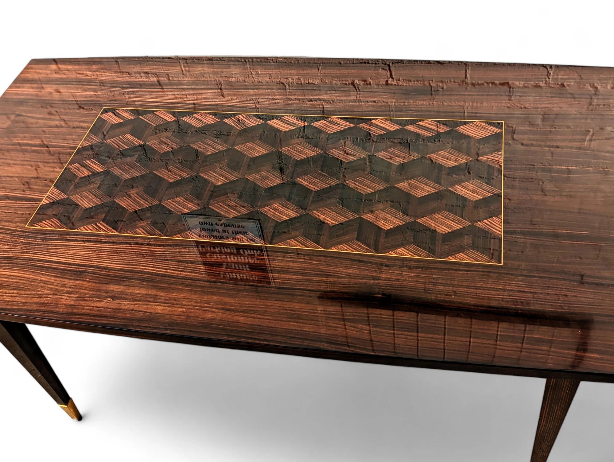 Mid Century French Modern Lacquered Dining Table