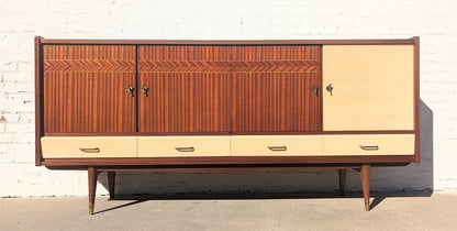 Mid Century French Modern Lacquered Credenza