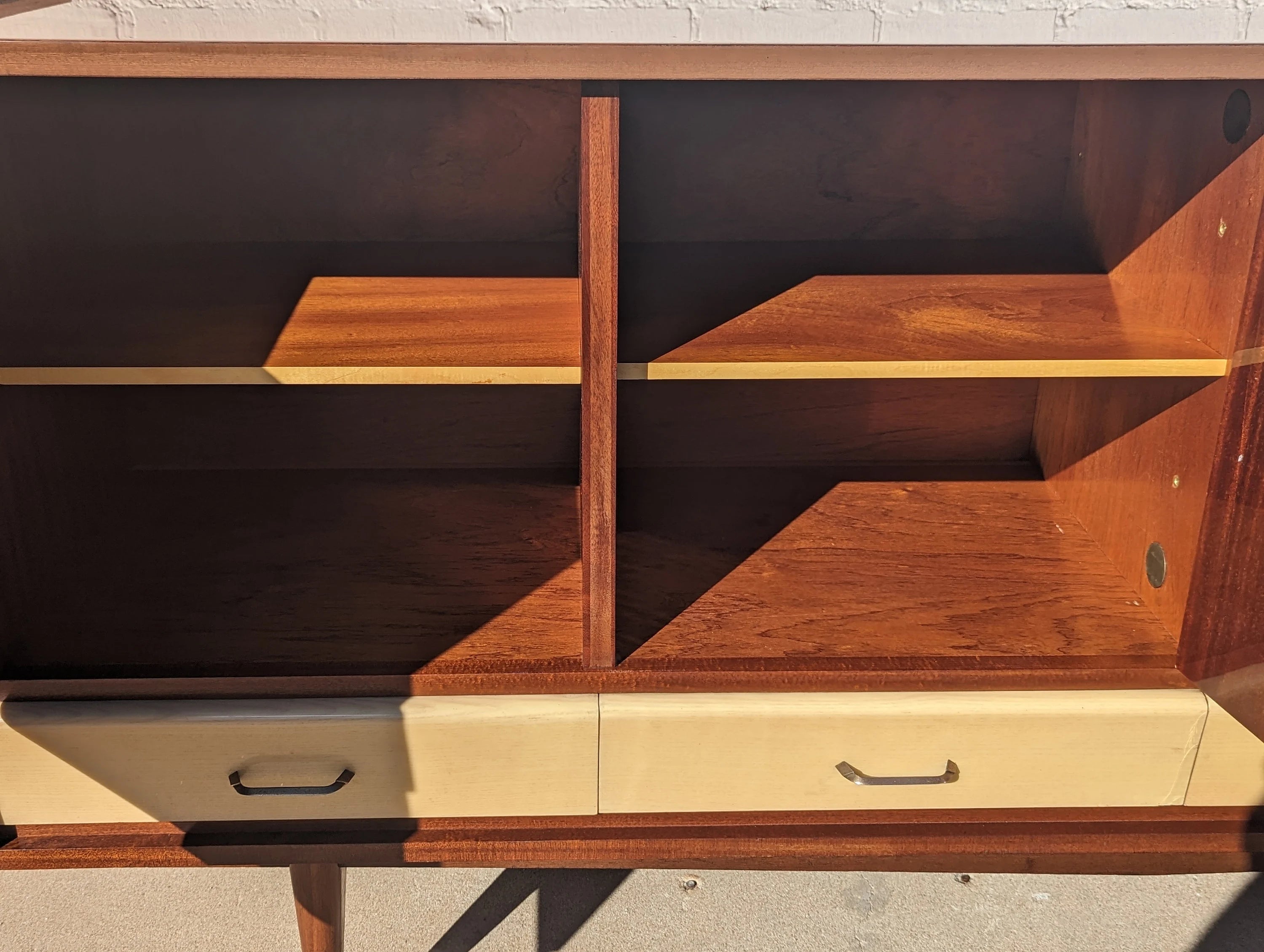 Mid Century French Modern Lacquered Credenza