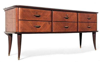 Mid Century Italian Modern Dresser Style of Paolo Buffa