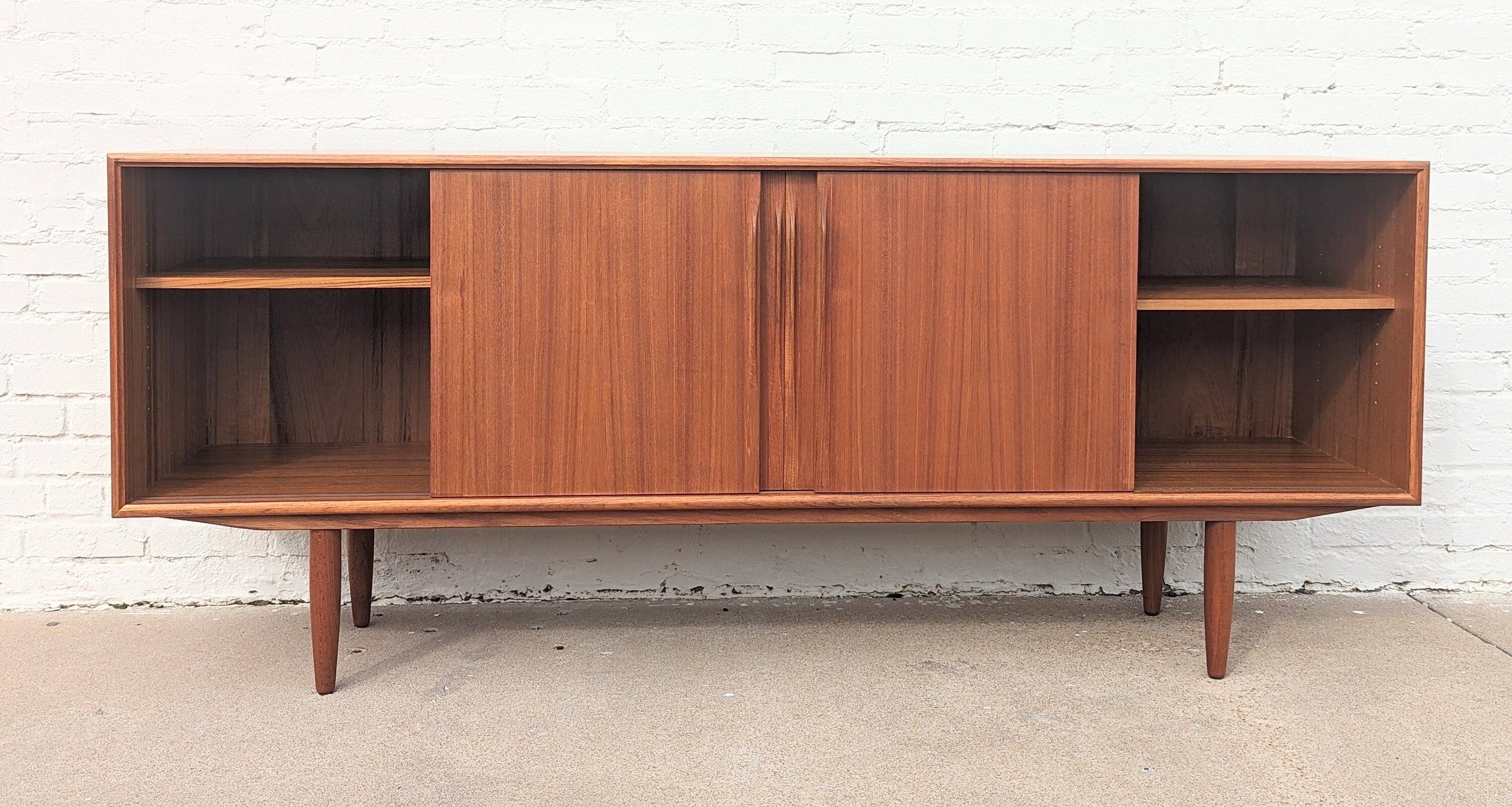 Mid Century Danish Modern Teak Credenza