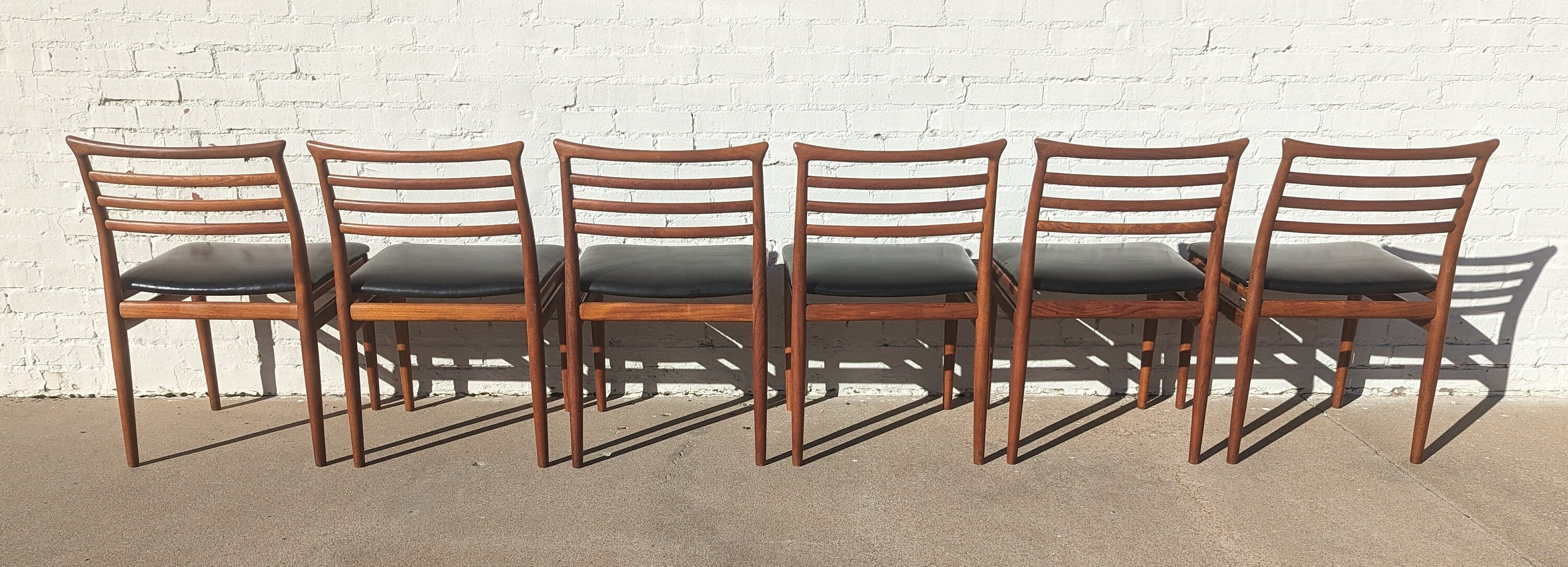 Mid Century Danish Modern Erling Torvits Dining Chairs