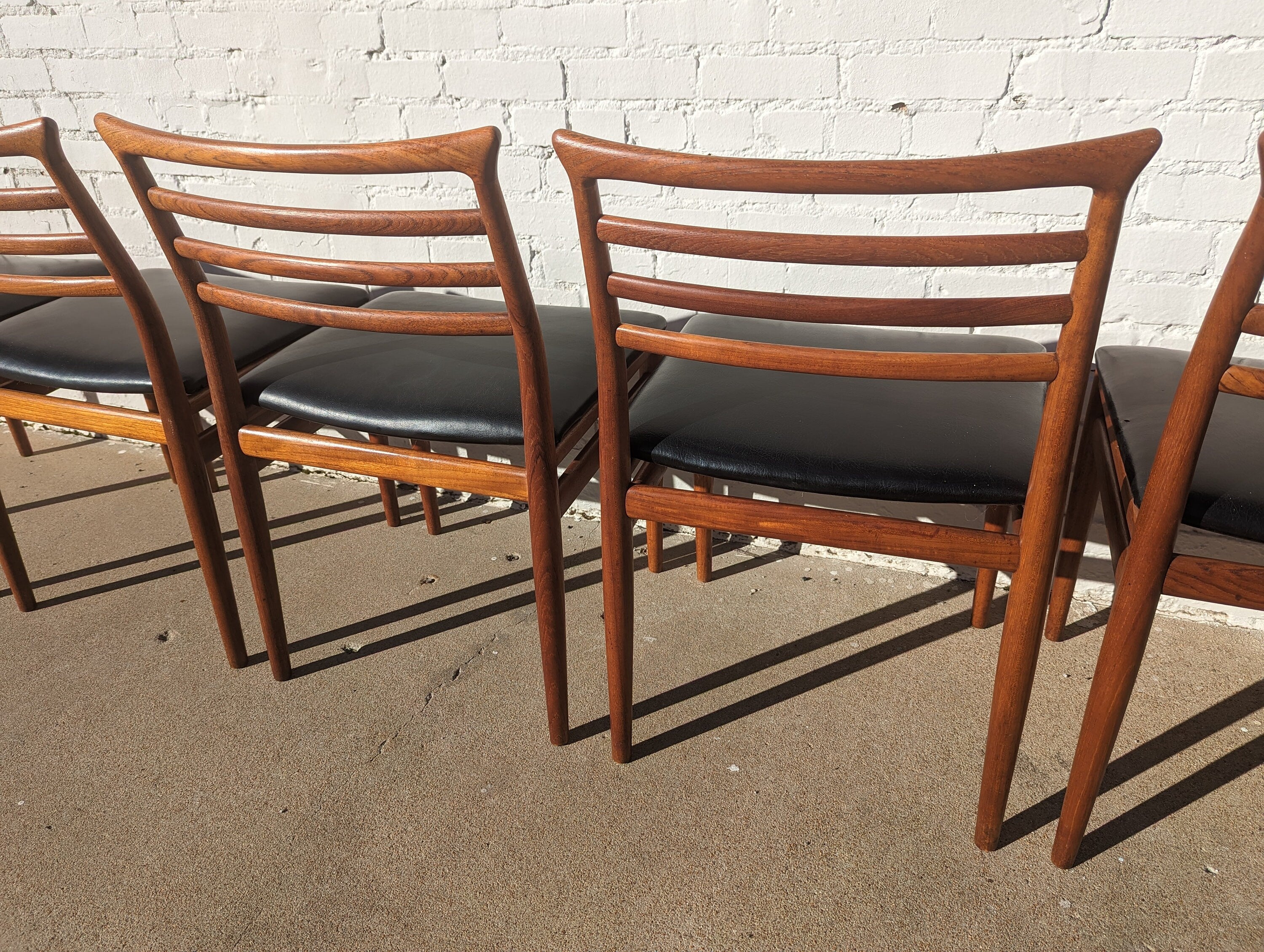 Mid Century Danish Modern Erling Torvits Dining Chairs