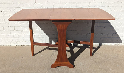 Mid Century English Modern G Plan Drop Leaf Dining Table