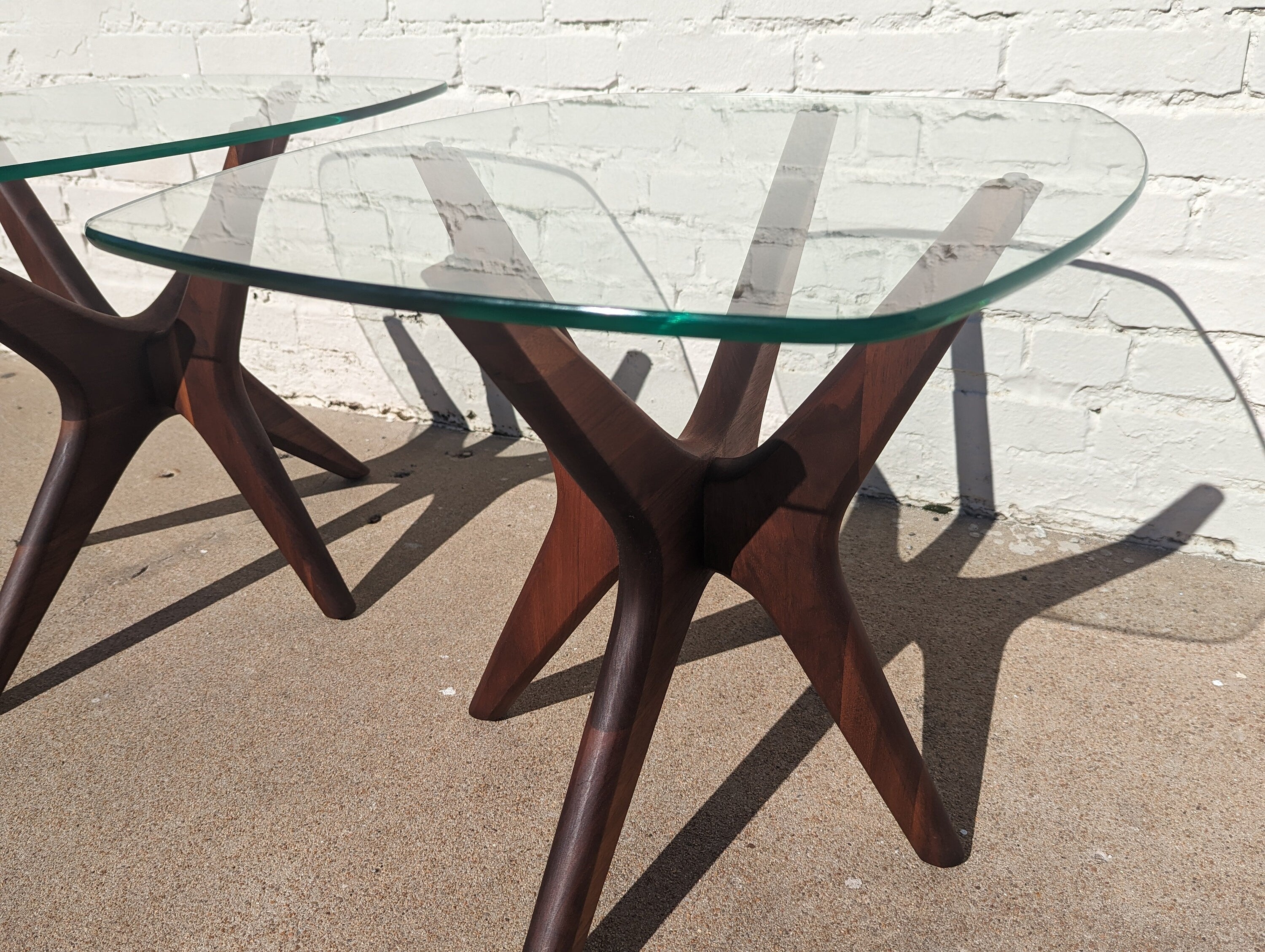 Mid Century Modern Adrian Pearsall Jacks Side Tables