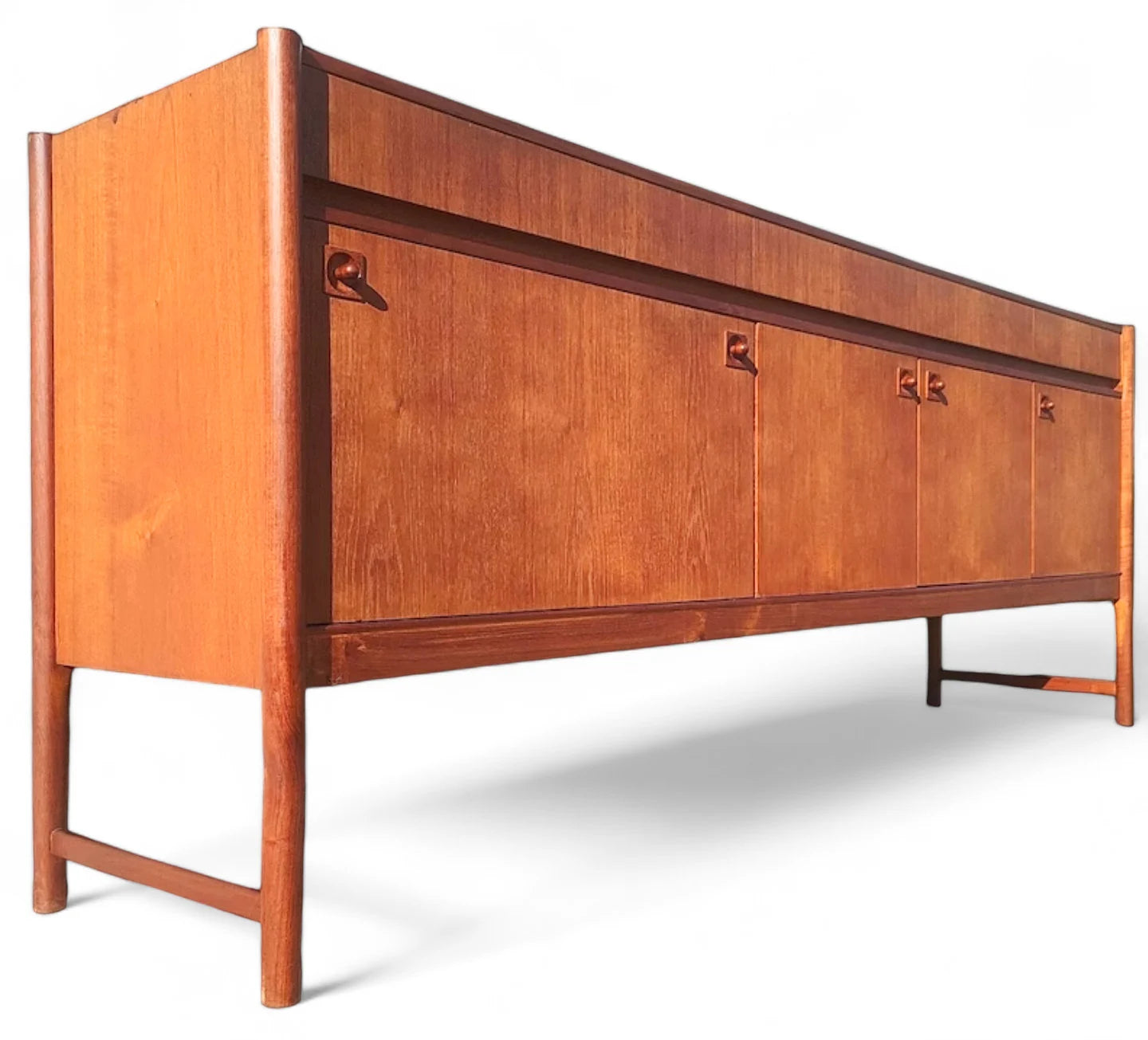 Mid Century Modern English Modern Teak Credenza by McIntosh