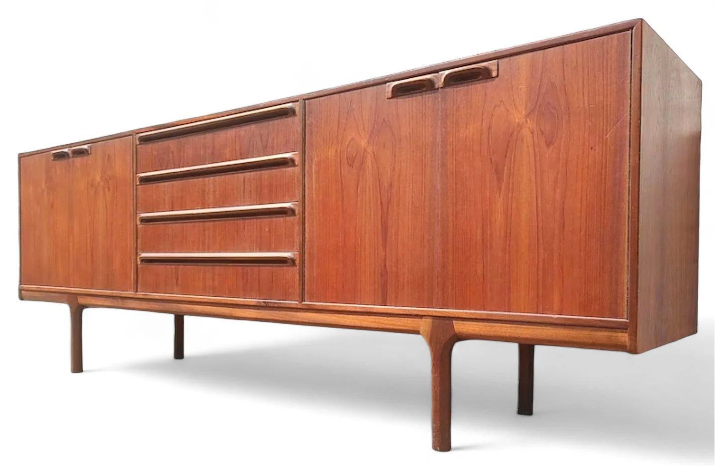 Mid Century Modern Teak English Sideboard by McIntosh