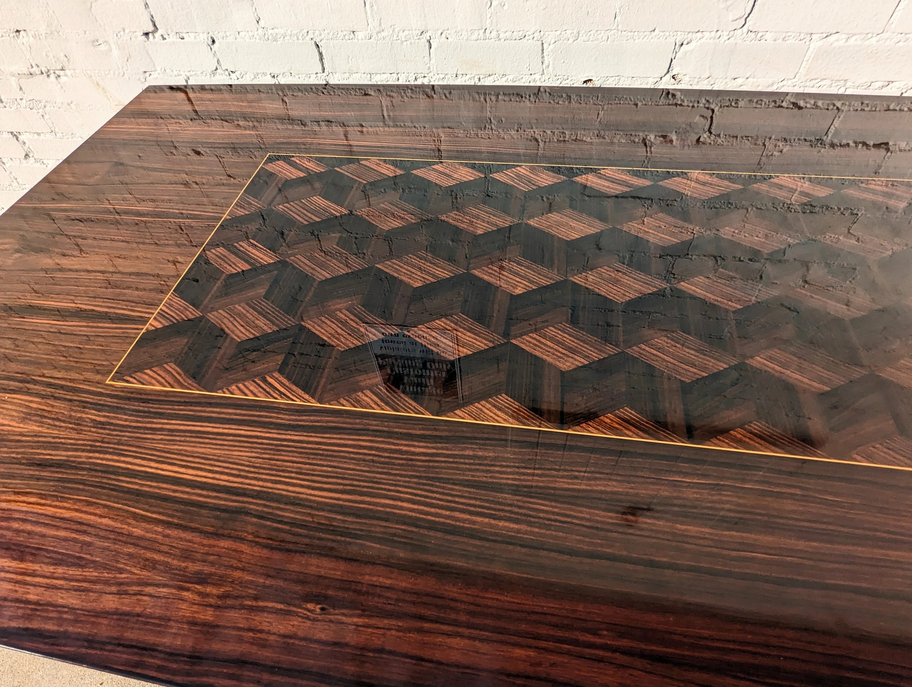 Mid Century French Modern Lacquered Dining Table