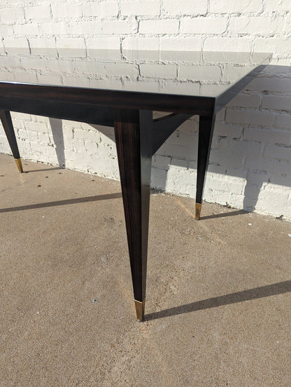 Mid Century French Modern Lacquered Dining Table